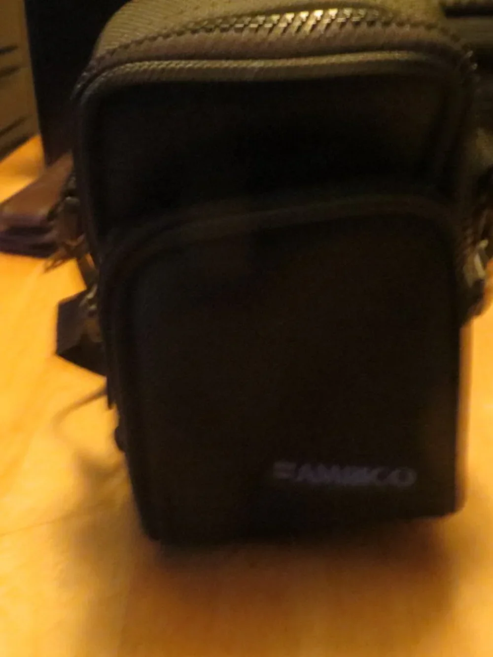 AMBICO Black Digital Camera Case with Belt Loop & Shoulder Strap